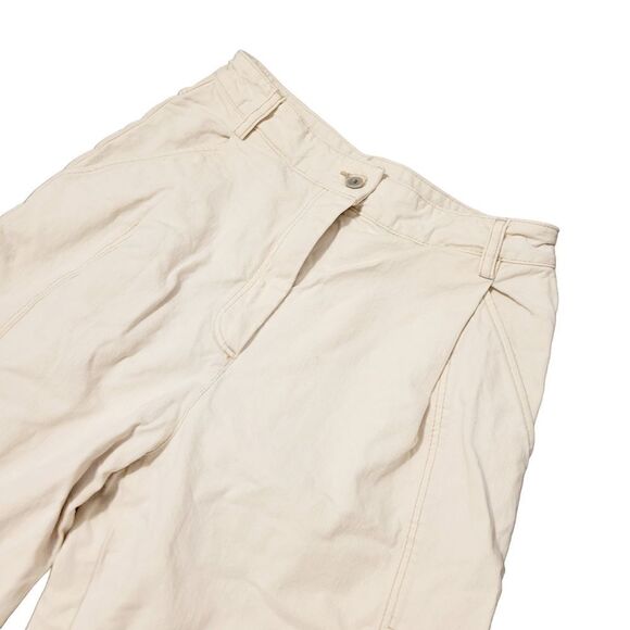 2/$20 Vintage 90s Cream Colour Denim Jeans Size: 4US - Picture 2 of 6